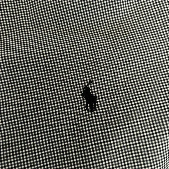 Polo Ralph Lauren button shit slim fit Gingham Stretch Poplin Shirt - Picture 6 of 11